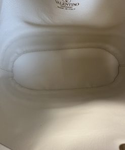 Mini Borsa Valentino a Secchiello VLogo Signature In Nappa color Light Ivory - immagine 7