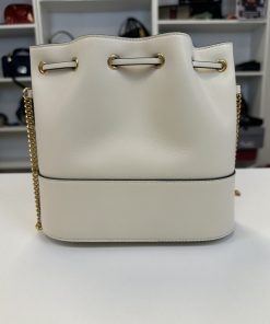 Mini Borsa Valentino a Secchiello VLogo Signature In Nappa color Light Ivory - immagine 10
