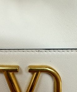 Mini Borsa Valentino a Secchiello VLogo Signature In Nappa color Light Ivory - immagine 12