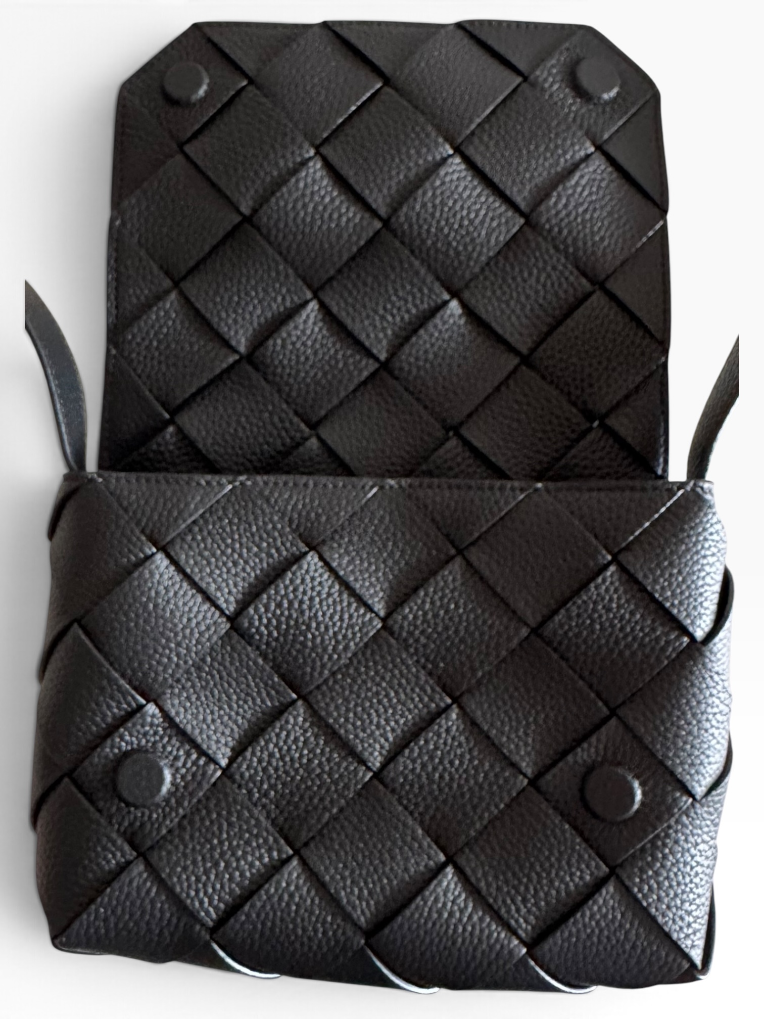 Borsa Bottega Veneta Diago in Pelle Nera - immagine 7