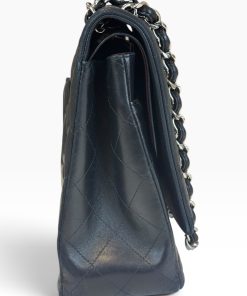 Borsa Chanel Maxi Jumbo Timeless in Pelle Nera - immagine 18
