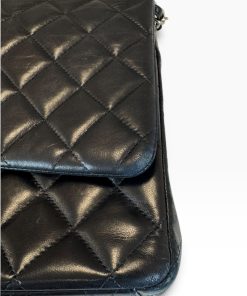 Borsa Chanel Maxi Jumbo Timeless in Pelle Nera - immagine 15