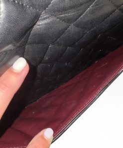 Borsa Chanel Maxi Jumbo Timeless in Pelle Nera - immagine 13
