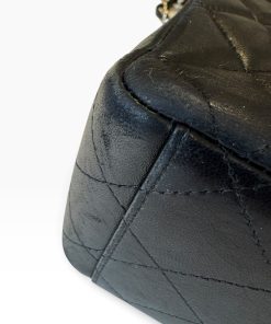 Borsa Chanel Maxi Jumbo Timeless in Pelle Nera - immagine 6
