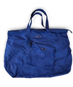 Borsa Tote Gucci Pieghevole in Nylon Blu - immagine 4