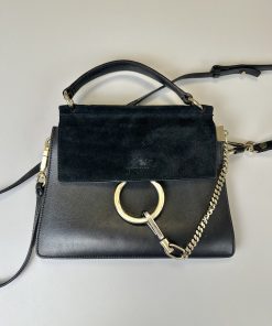 Borsa Chloé Faye Nera - immagine 6