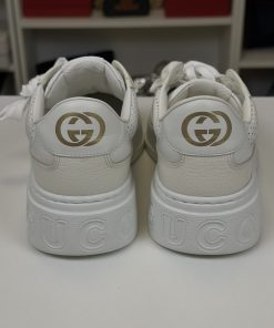 Sneakers Gucci GG in Tessuto GG Supreme Bianche - immagine 8