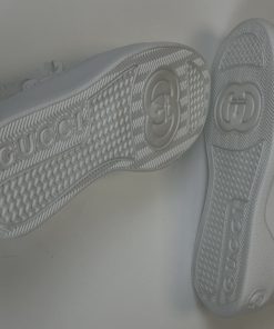 Sneakers Gucci GG in Tessuto GG Supreme Bianche - immagine 7