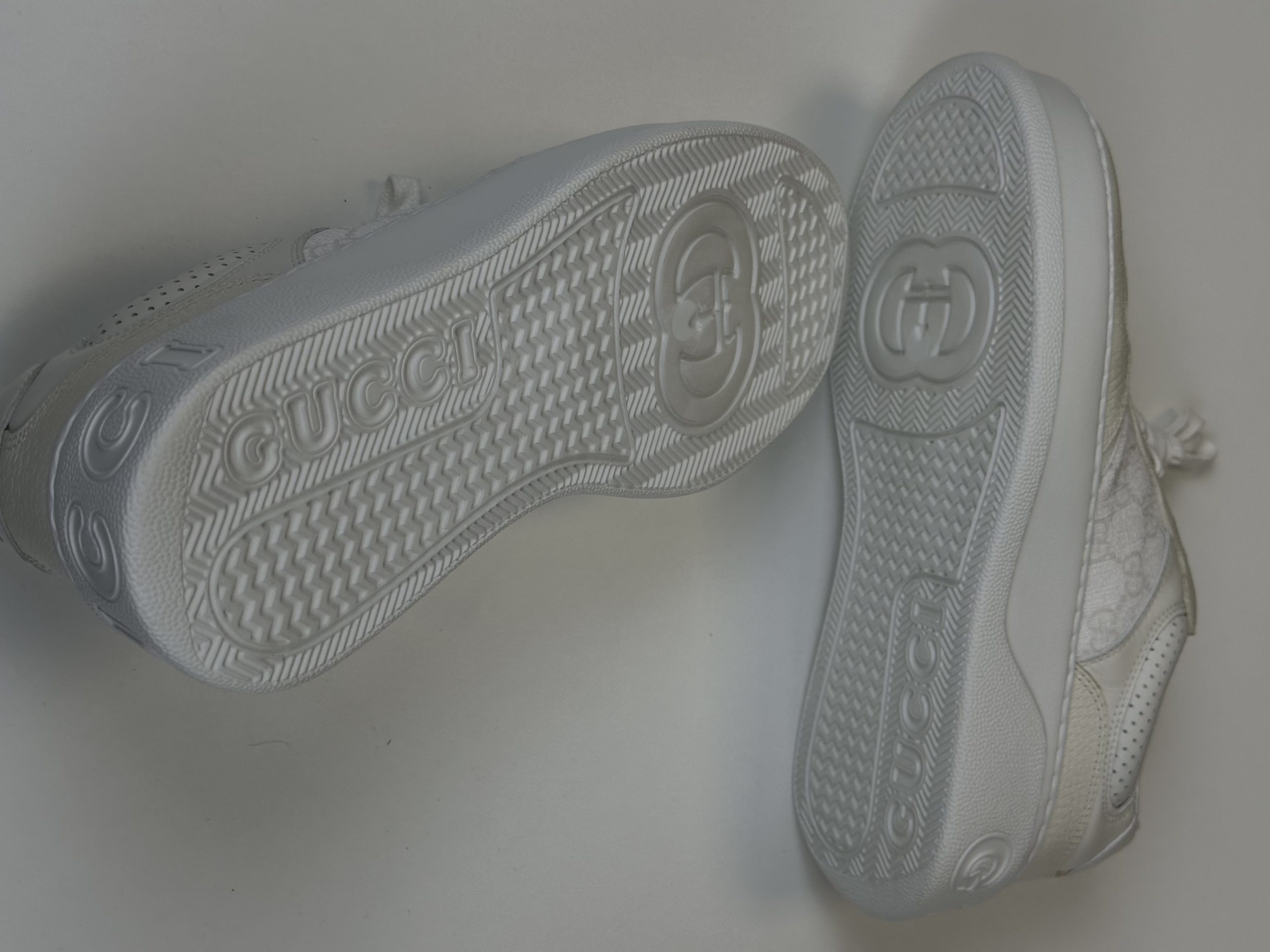 Sneakers Gucci GG in Tessuto GG Supreme Bianche - immagine 7