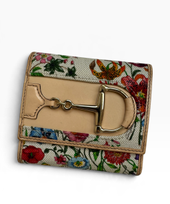 Portafoglio Gucci Flora Horsebit
