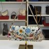 Borsa Gucci Horsebit Chain Stampa Flora