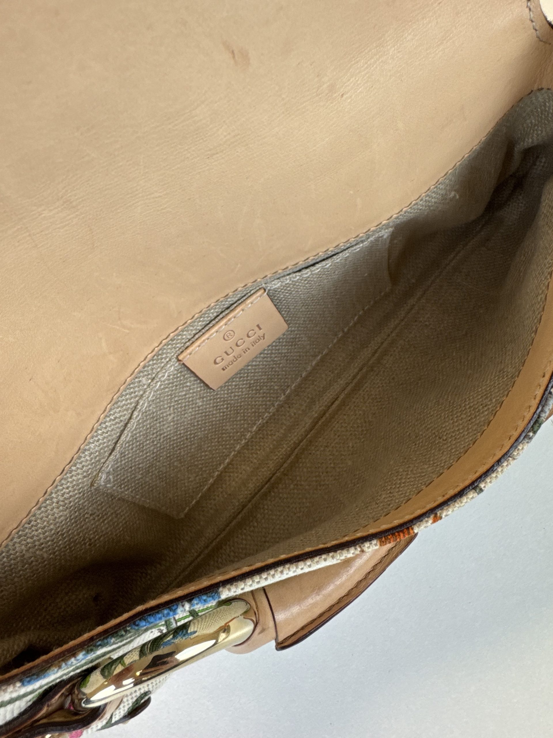Borsa Gucci Horsebit Chain Stampa Flora - immagine 7