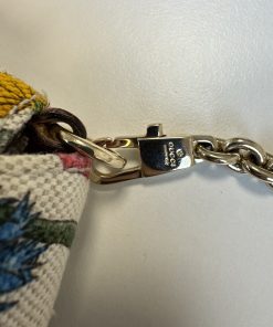 Borsa Gucci Horsebit Chain Stampa Flora - immagine 3