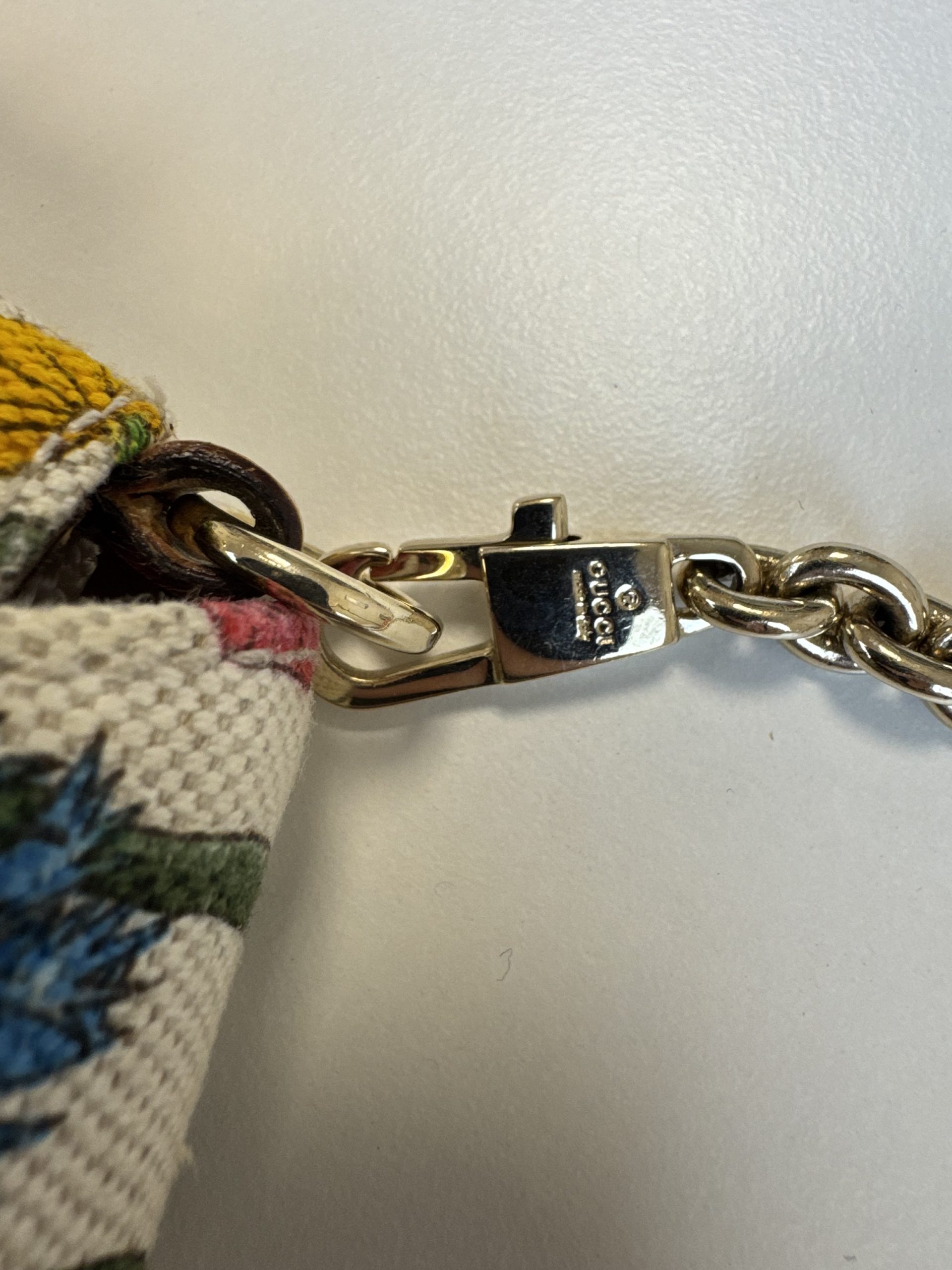Borsa Gucci Horsebit Chain Stampa Flora - immagine 3