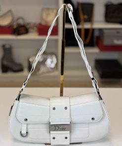 Borsa Dior Columbus in Pelle Bianca