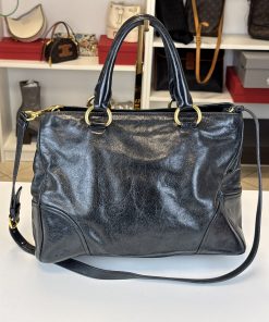 Alternative view of Borsa Prada in Pelle Shine Nera