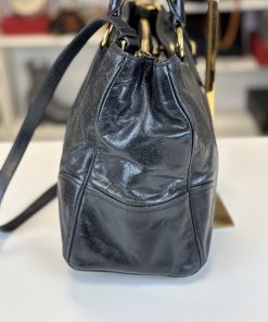 Borsa Prada in Pelle Shine Nera - immagine 18