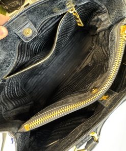 Borsa Prada in Pelle Shine Nera - immagine 8