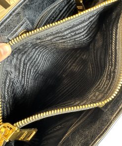 Borsa Prada in Pelle Shine Nera - immagine 7