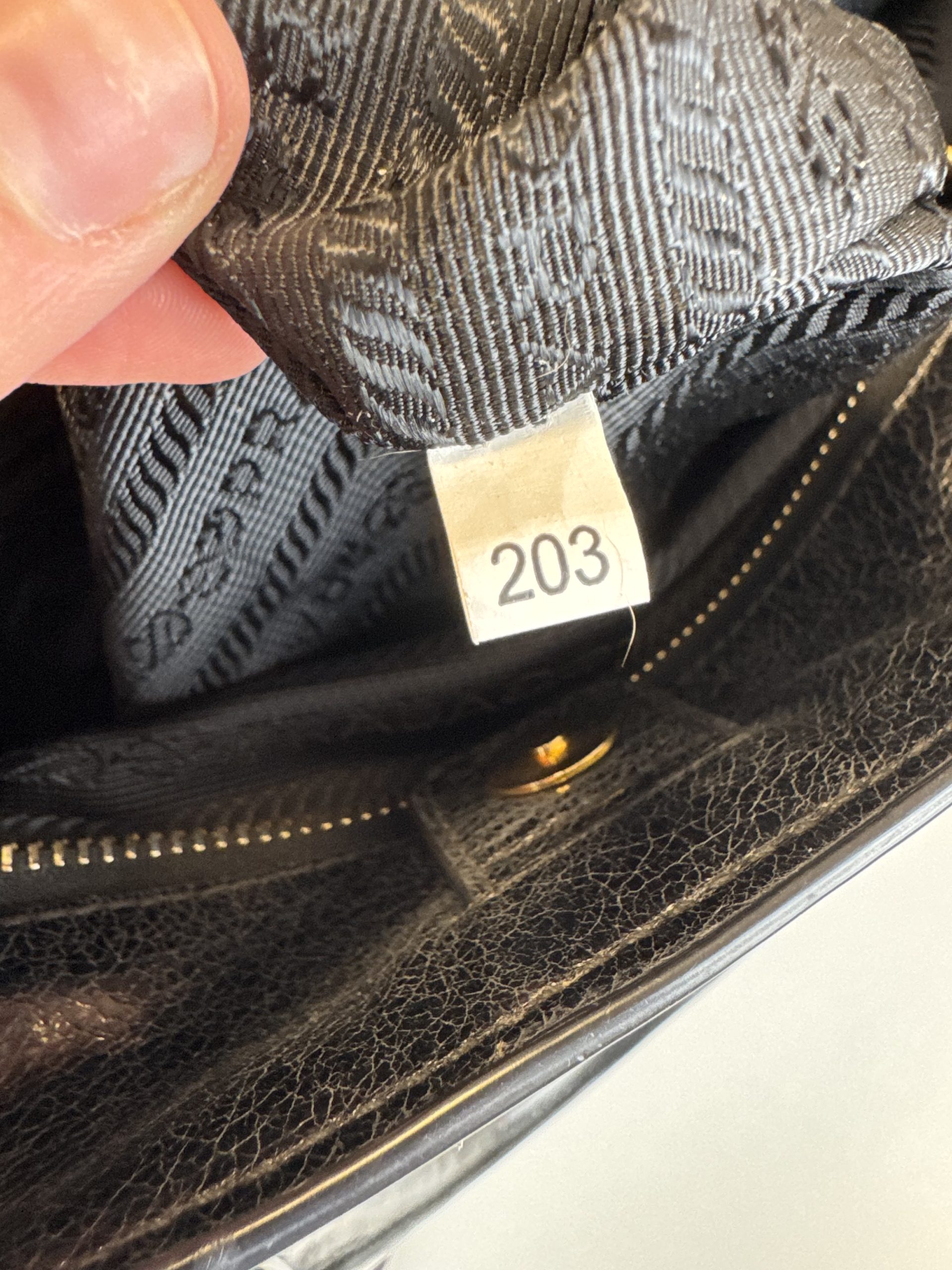 Borsa Prada in Pelle Shine Nera - immagine 5