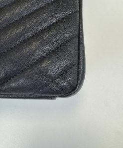 Borsa Saint Laurent Collège Medium in Pelle Nera - immagine 11
