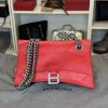 Borsa Balenciaga Crush in Pelle Rossa