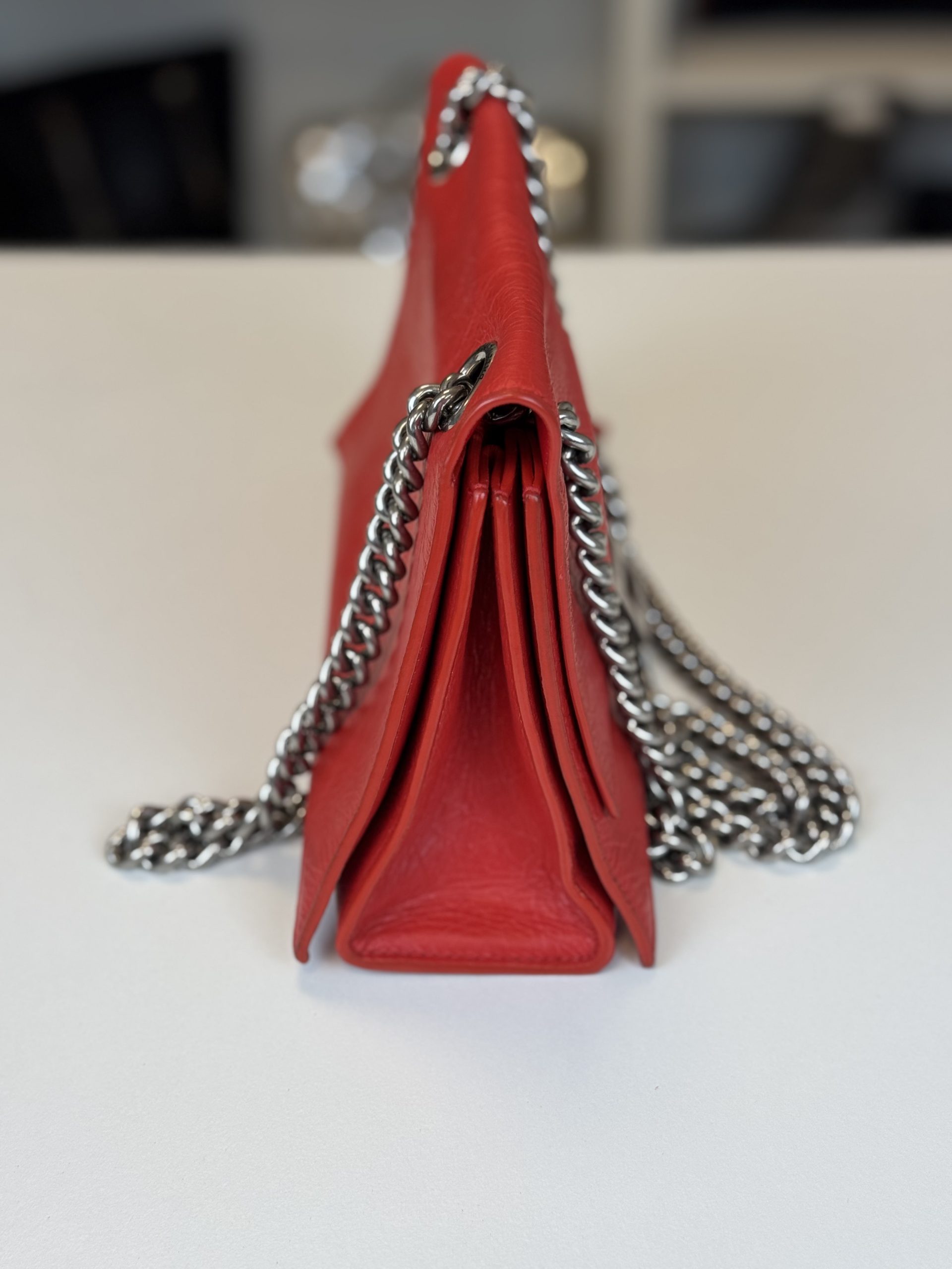 Borsa Balenciaga Crush in Pelle Rossa - immagine 13