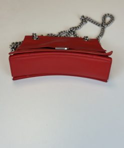 Borsa Balenciaga Crush in Pelle Rossa - immagine 12