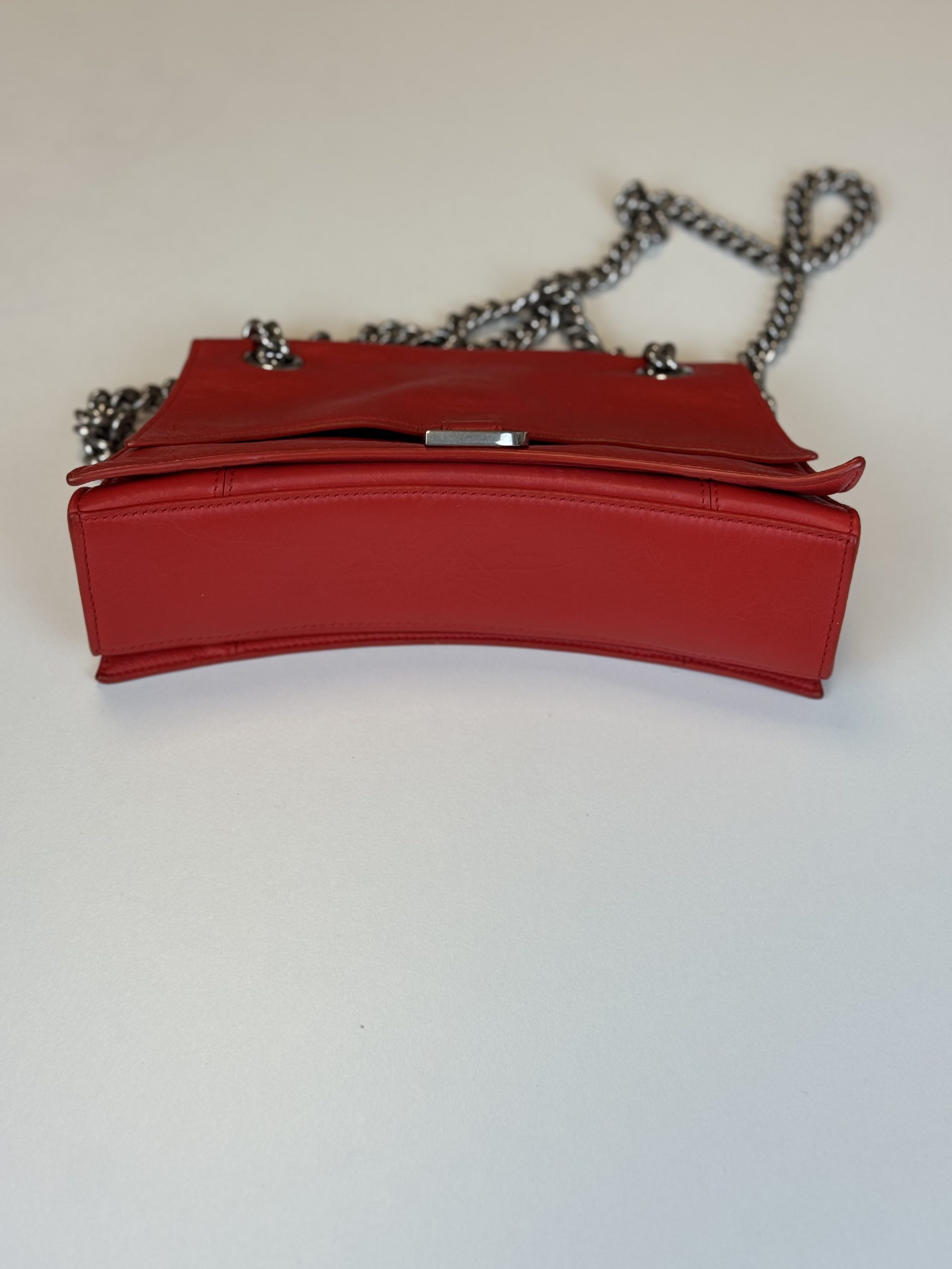 Borsa Balenciaga Crush in Pelle Rossa - immagine 12