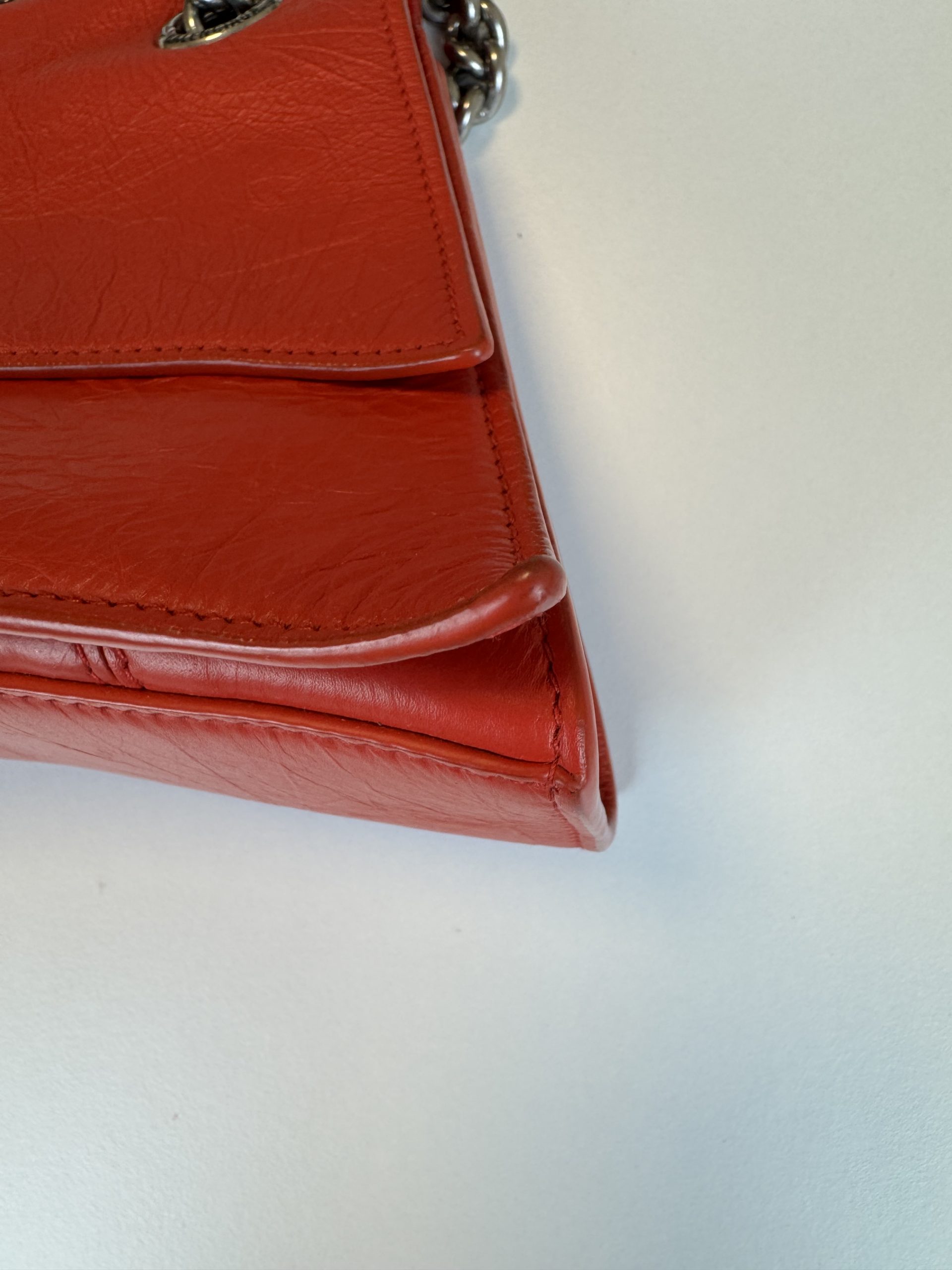 Borsa Balenciaga Crush in Pelle Rossa - immagine 10