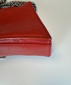 Borsa Balenciaga Crush in Pelle Rossa - immagine 8