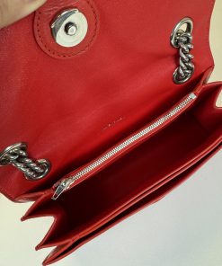Borsa Balenciaga Crush in Pelle Rossa - immagine 7