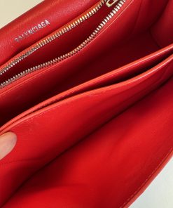 Borsa Balenciaga Crush in Pelle Rossa - immagine 3