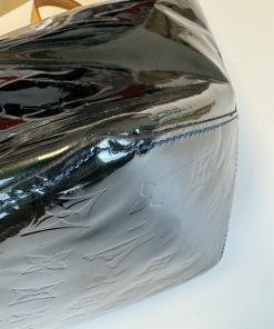 Borsa Bellevue Louis Vuitton in Pelle Verniciata Verde - immagine 7